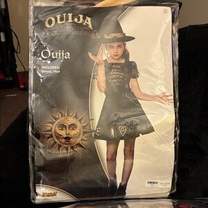 Black and Gold Mystical Dress with Hat